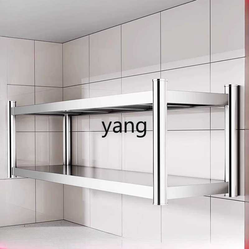Commercial Kitchen Wall Material - TGF stainless steel kitchen wall rack
