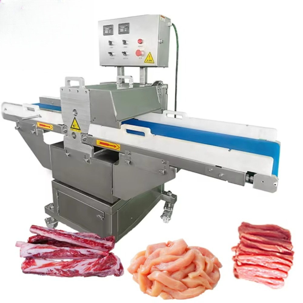 Meat Slicer Machine - Control Automatic Frozen Fresh Poulty Beef