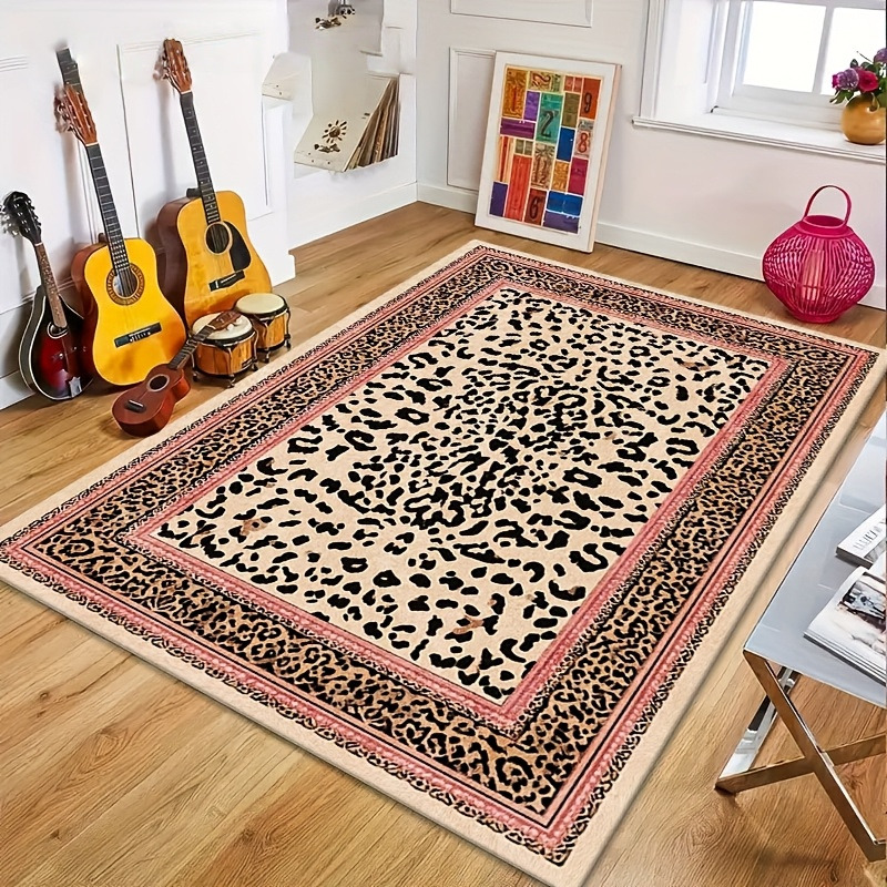 Commercial Dishwasher Table - Retro Leopard Print Style Carpet Living