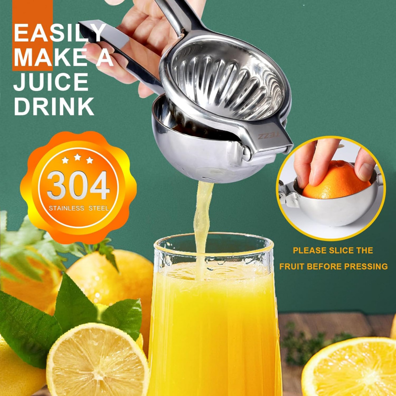 Commercial Kitchen Juicer - TAZZ Upgraded Commercial Lemon Juicer 3.47