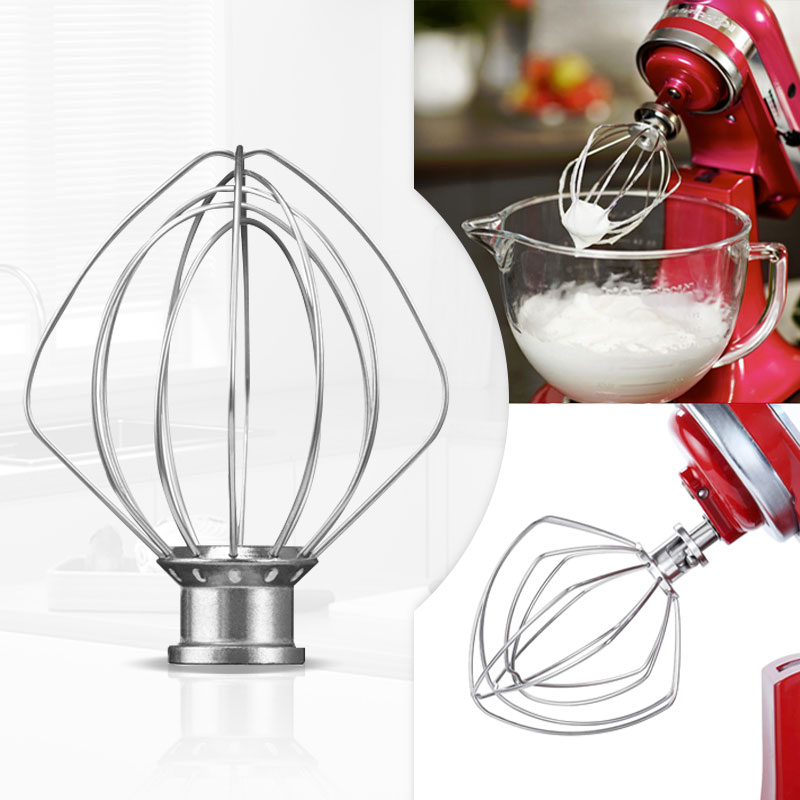 Commercial Kitchen Juicer - Stainless Steel Wire Whip Electric Mixer