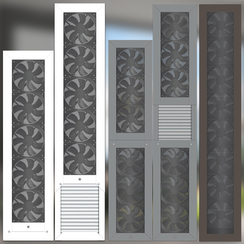Commercial Kitchen Ventilation - Window Ventilation Fan No Punching Exhaust
