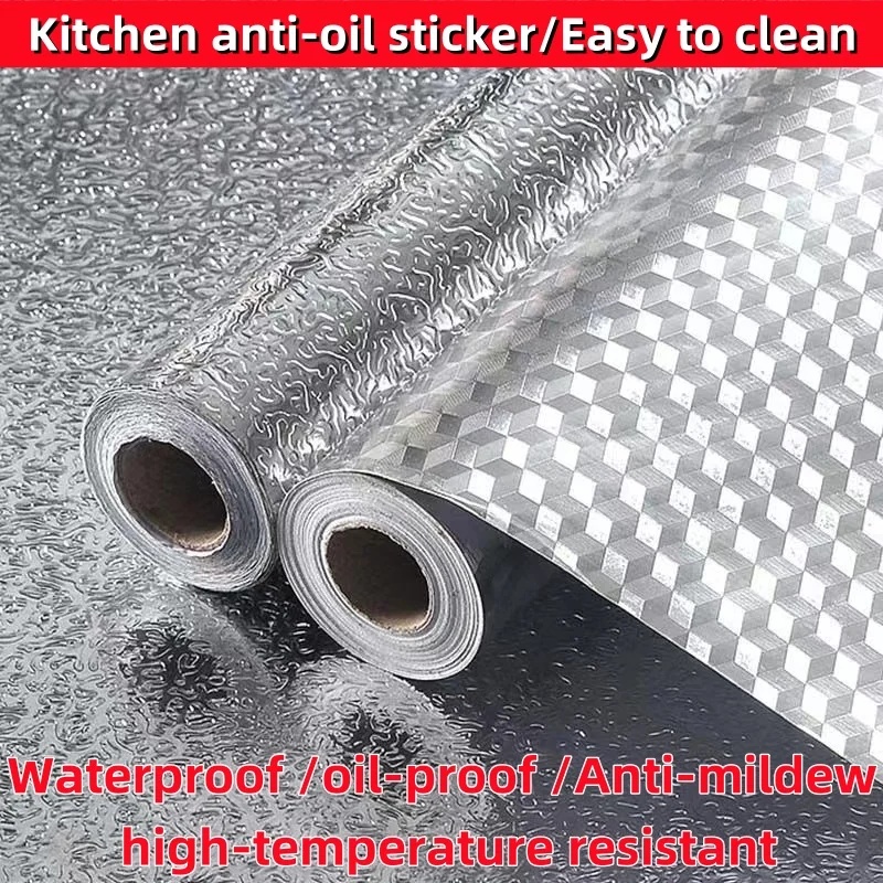 Commercial Kitchen Wall - Kitchen Oil-proof Self Adhesive Stickers Anti