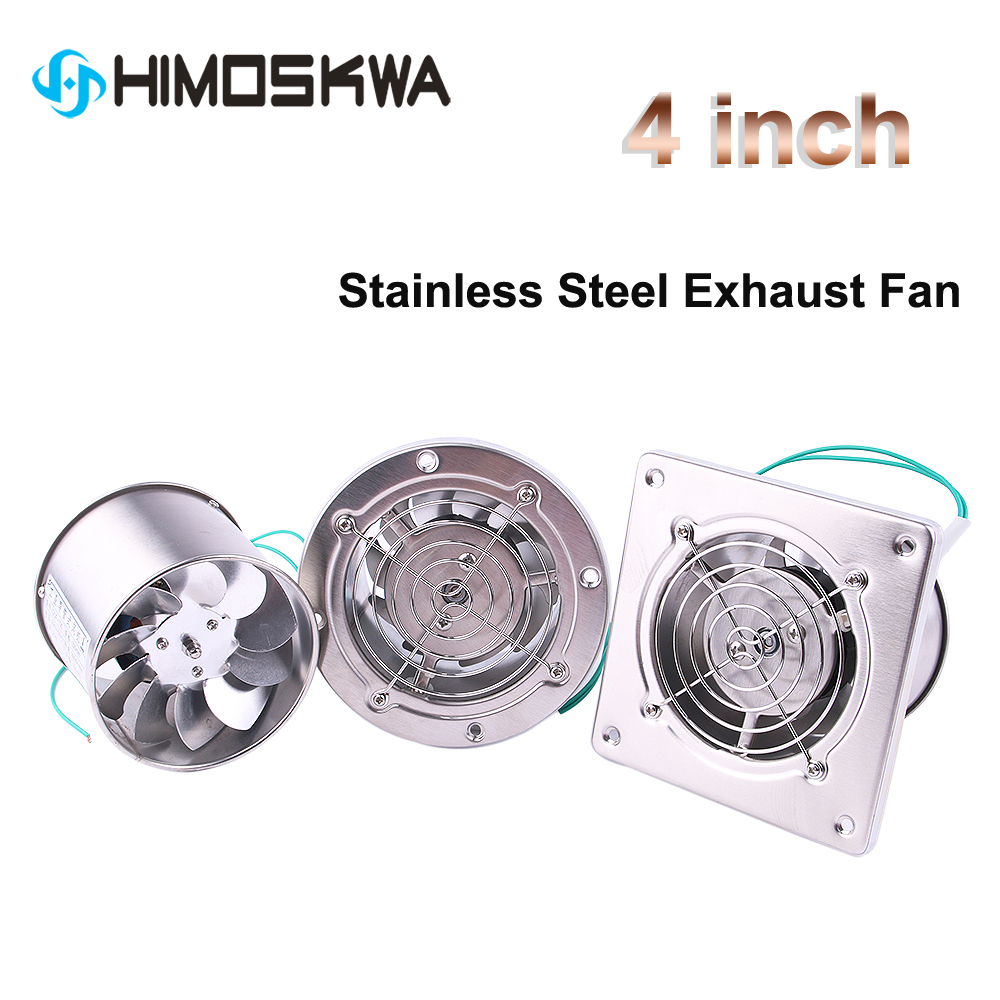 Commercial Kitchen Ventilation - 4 Inch Pipe Stainless Steel Exhaust