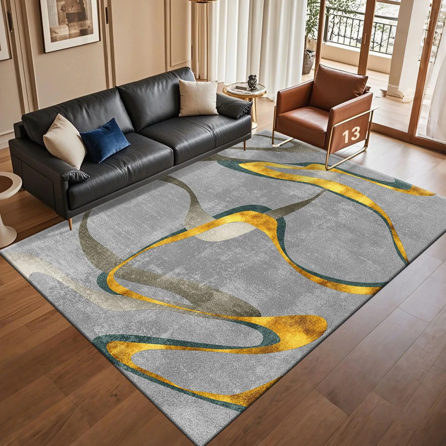 Commercial Dishwasher Table - New Modern Light Luxury Abstract Carpet