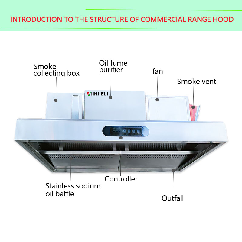 Over 98% Fume Removal Rate Ele - огляд і ціна Commercial Kitchen Chimney