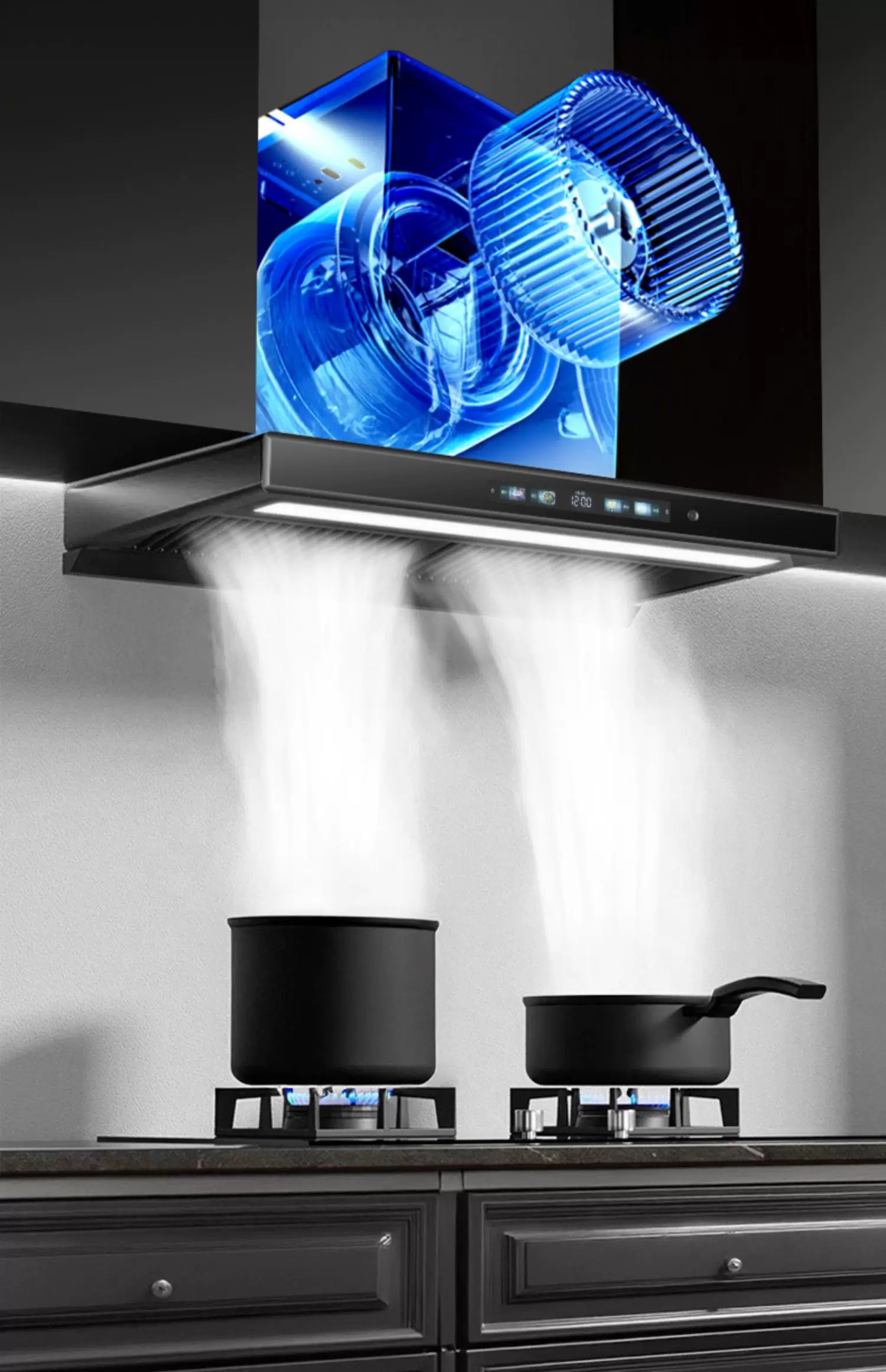 Commercial T-shaped Range Hood - огляд і ціна Commercial Kitchen Chimney