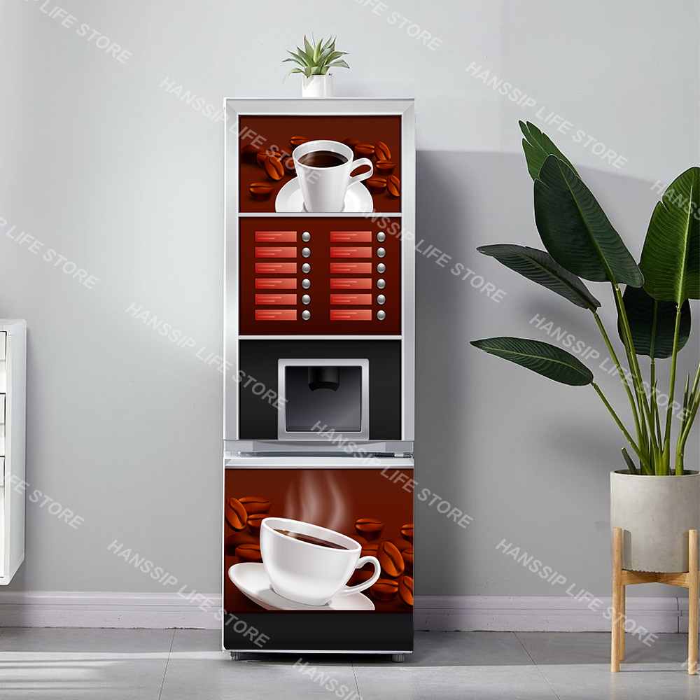 Retro Phone Booth Printed Refr - огляд і ціна Commercial Kitchen Wall
