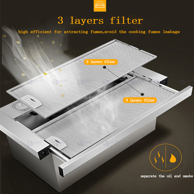 Built in Cooker Hood Stainless - огляд і ціна Commercial Kitchen Chimney