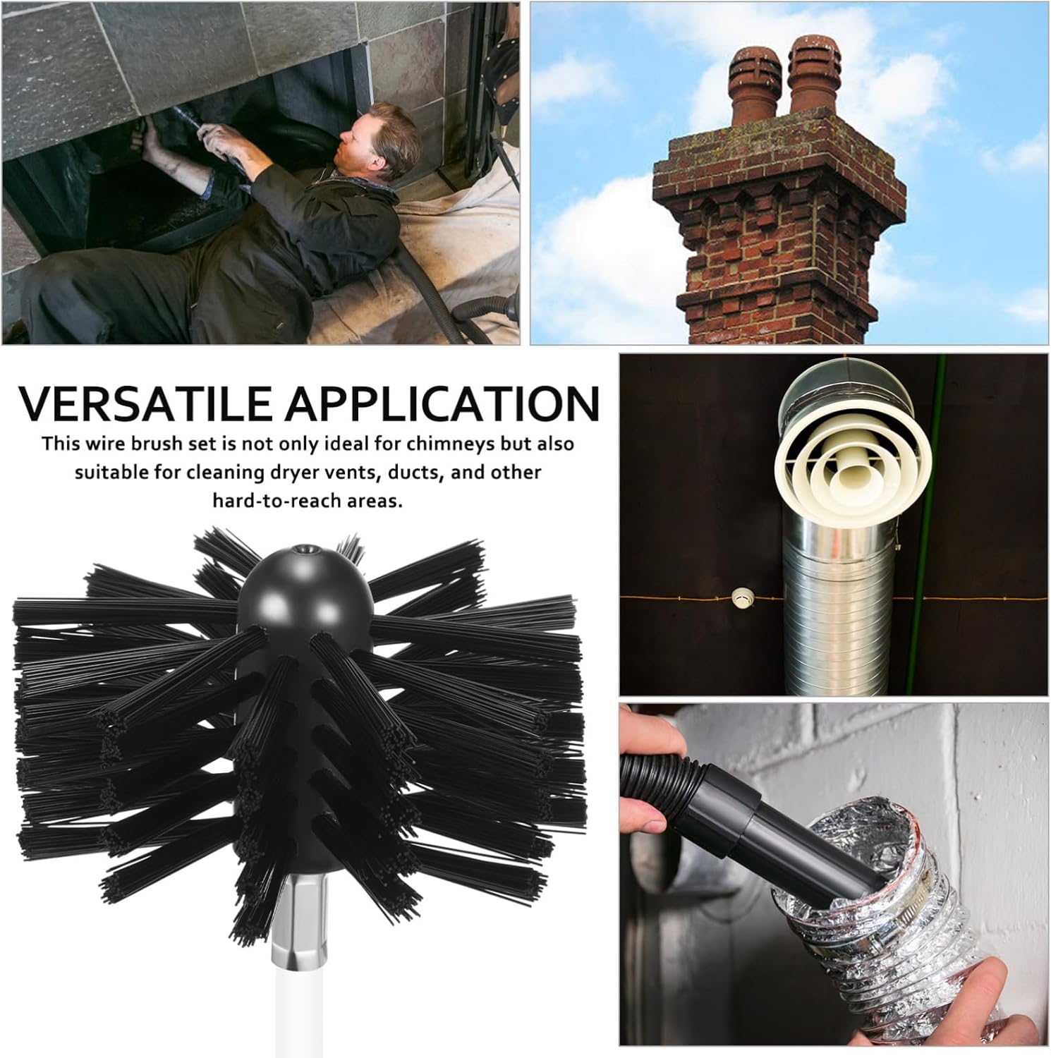 Flexible Chimney Brush Kit wit - огляд і ціна Commercial Kitchen Ventilation