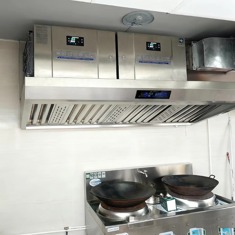 Electrostatic commercial smoke - огляд і ціна Commercial Kitchen Chimney