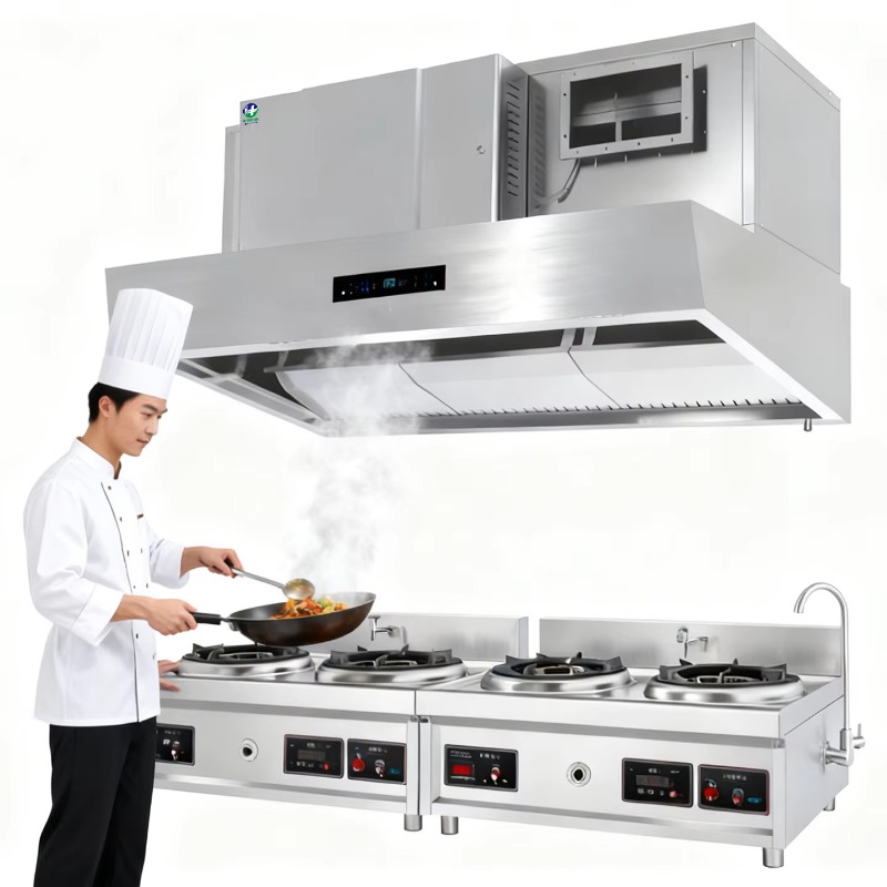 Electrostatic commercial smoke - огляд і ціна Commercial Kitchen Chimney