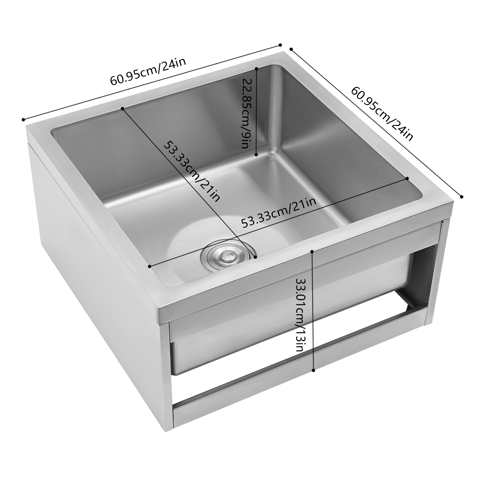 Stainless Steel Floor Mop Sink - огляд і ціна Commercial Kitchen Deep Cleaning