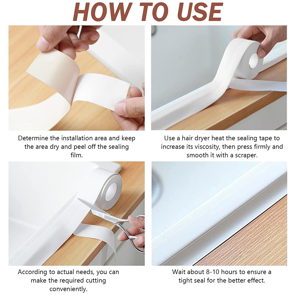 3.2M Bath Caulk Tape Self Adhe - огляд і ціна Commercial Kitchen Wall