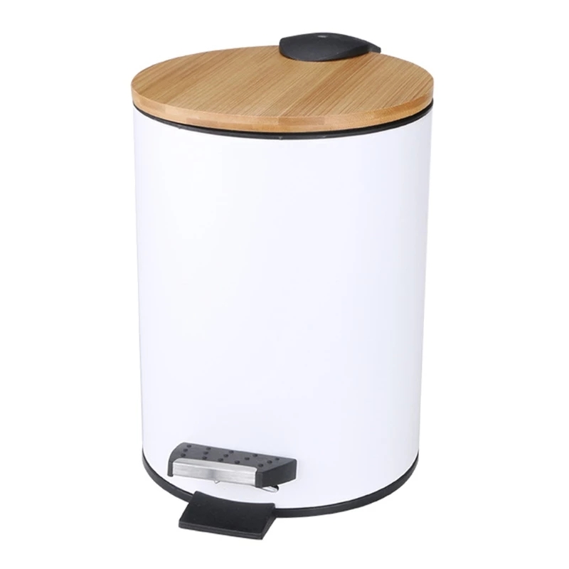 3/5L Wooden Flip Step Trash Ca - огляд і ціна Commercial Kitchen Trash Can