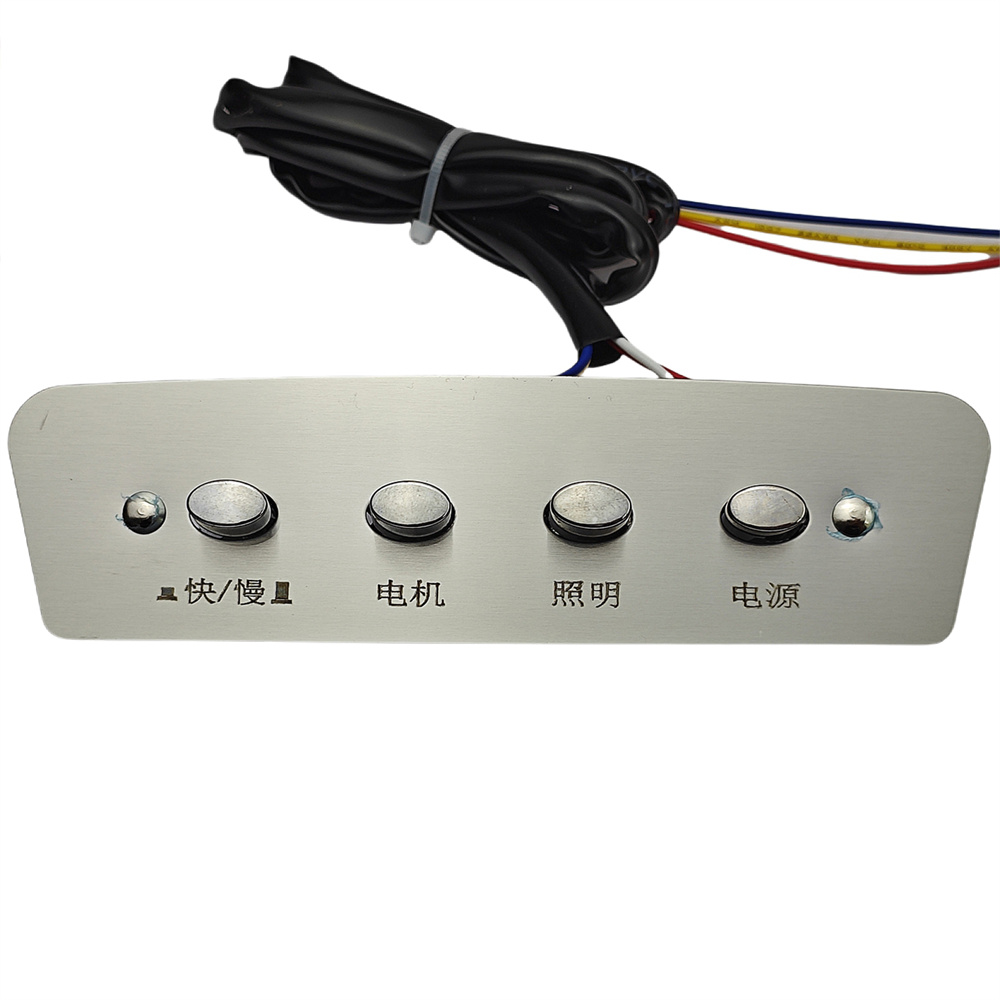 1pc 4-key Push Button Switch C - огляд і ціна Commercial Kitchen Range Hood
