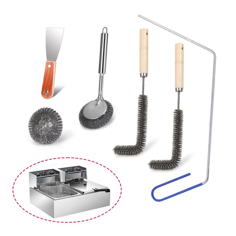 ABUN-Deep Fryer Cleaner Brush  - огляд і ціна Commercial Kitchen Deep Cleaning