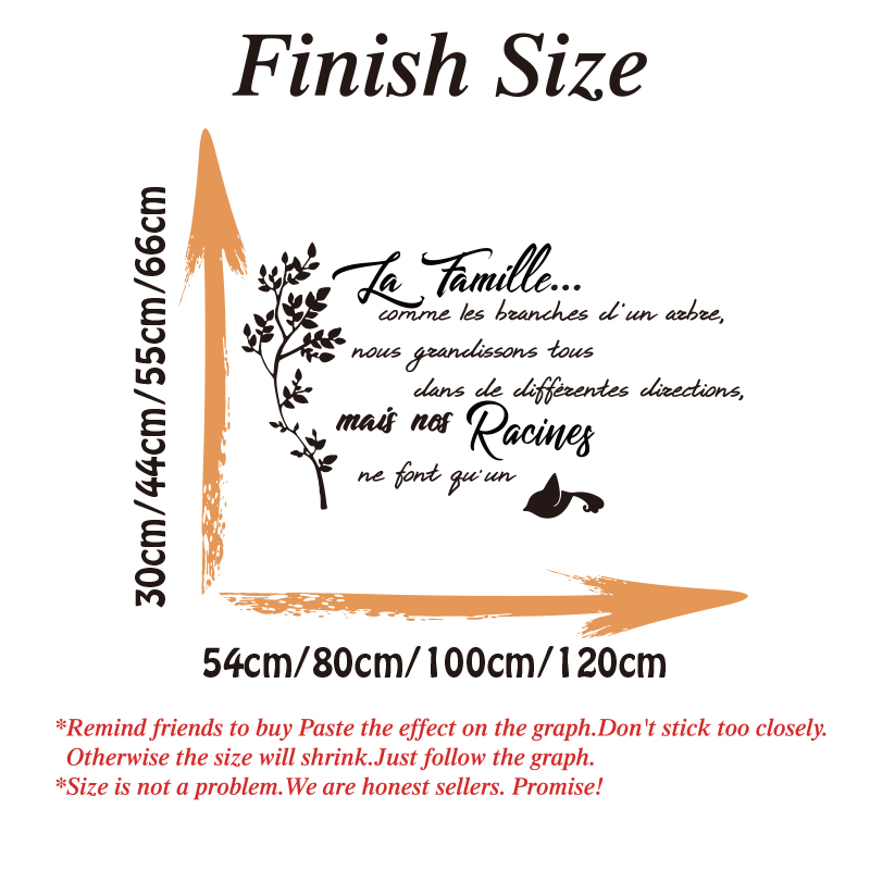 French Family Quote Tree Bird  - огляд і ціна Commercial Kitchen Wall
