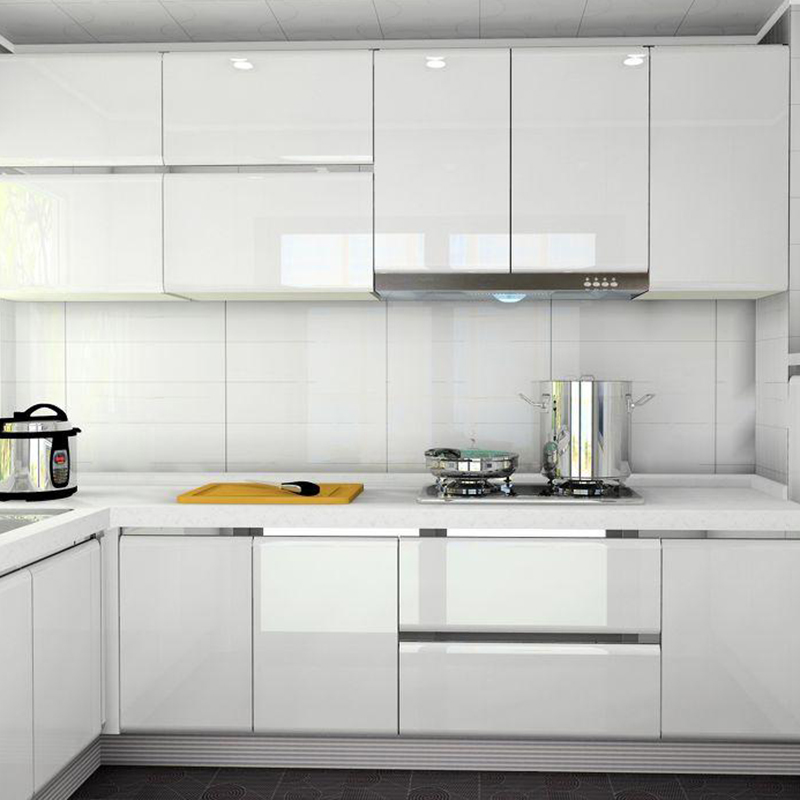 Paint Glossy White Cabinets Wa - огляд і ціна Commercial Kitchen Wall