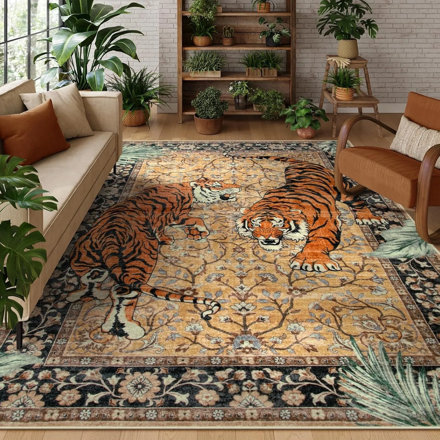 Jungle Tiger Rug for Living Ro - огляд і ціна Commercial Dishwasher Table