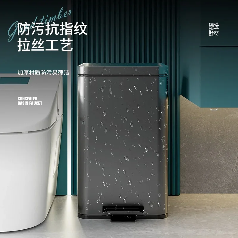 30 Liter Stainless Steel Foot  - огляд і ціна Commercial Kitchen Trash Can