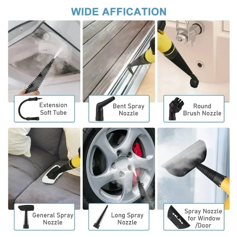 1500W High Temp Handheld Steam - огляд і ціна Commercial Kitchen Deep Cleaning