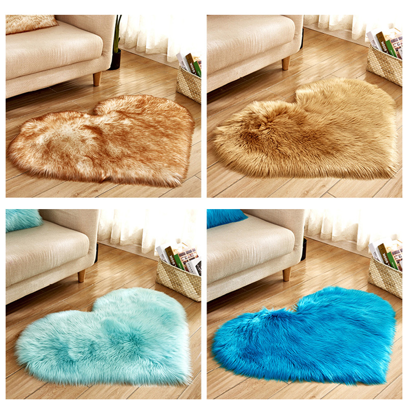 Furry Solid Color Heart Rug Be - огляд і ціна Commercial Dishwasher Table