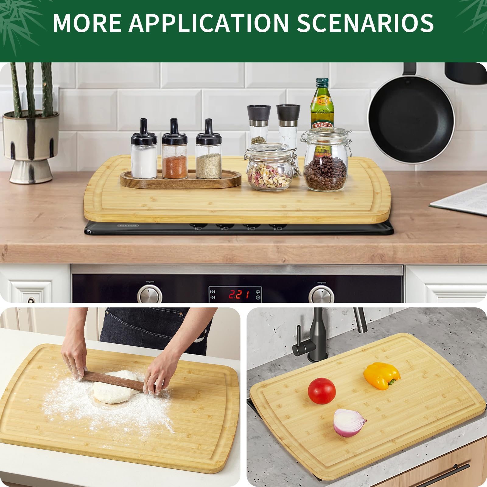 30x20 Inch Large Bamboo Cuttin - огляд і ціна Commercial Kitchen Deep Cleaning